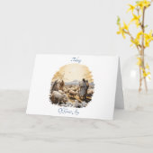 De eerste kerstserie Kaart 3 (Gele Bloem)