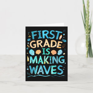 De eerste klas maakt golven terug naar school Kind Kaart