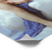 De eerste kus, Amor en Psyche, Bouguereau Poster (Hoek)