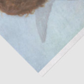 De eerste kus, Amor en Psyche, Bouguereau Tissuepapier (Detail)