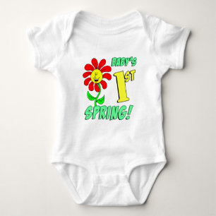 De eerste lente van de baby romper
