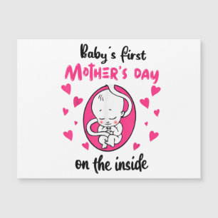 De eerste Moederdag van de baby aan de binnenkant