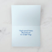 De eerste Noel Christelijke kerst Kaart (Binnen)