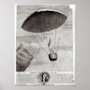 De eerste parachutescent poster