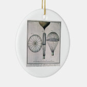 De eerste parachutescent van Andre-Jacques Garne Keramisch Ornament (Rechts)