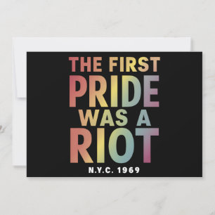 De eerste Pride was een oproer LGBT Gay Ally Rainb Kaart
