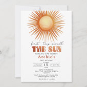 De eerste reis rond de Sun Boho Kaart (Voorkant)