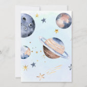 De eerste reis rond de zondag uitnodiging (Achterkant)