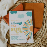 De eerste reis rond de zondag uitnodiging