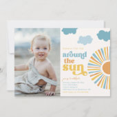 De eerste reis rond de zondag uitnodiging (Voorkant)