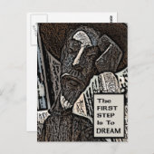 De eerste stap briefkaart (Voorkant / Achterkant)