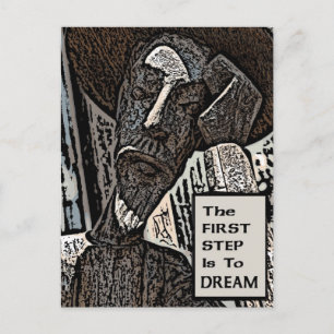 De eerste stap briefkaart