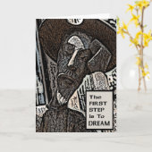 De eerste Stap Kaart (Gele Bloem)