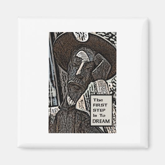 De eerste stap magneet (Voorkant)