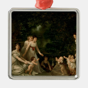 De eerste stappen metalen ornament