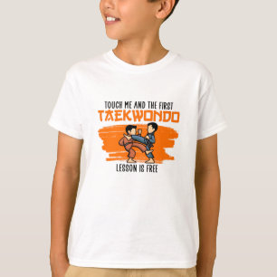 de eerste taekwondo - les is gratis t-shirt