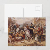 De eerste Thanksgiving 1621 | c.1932 Briefkaart (Voorkant / Achterkant)
