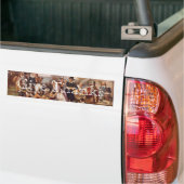 De eerste Thanksgiving Bumpersticker (Op Truck)