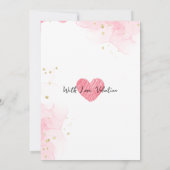 De eerste uitnodiging van Valentina (Achterkant)