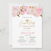 De eerste uitnodigingen voor de Heilige Communie (Voorkant)