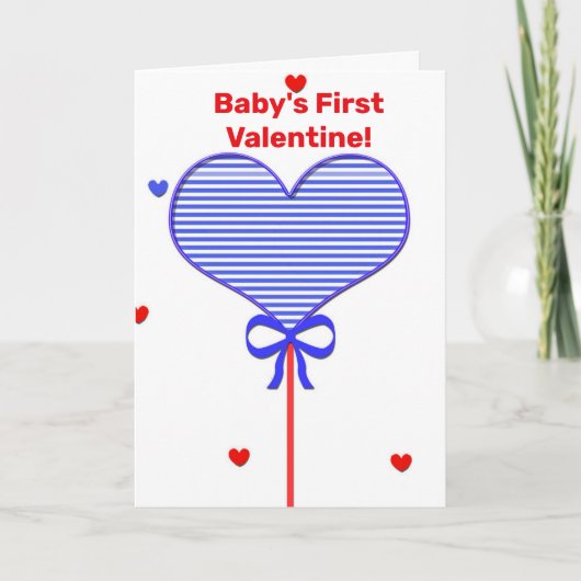 DE EERSTE VALENTIJN KAART VAN EEN BABY (Voorkant)