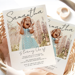 De eerste verjaardag, Fotodag voor Alle Leeftijd Kaart