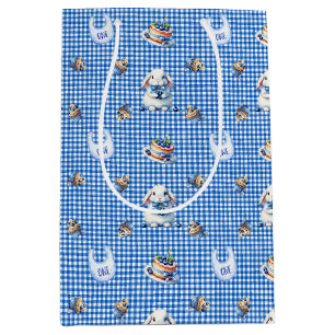 De eerste verjaardag van Blueberry Bunny! Medium Cadeauzakje