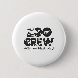 De eerste verjaardag van Claire Ronde Button 5,7 Cm