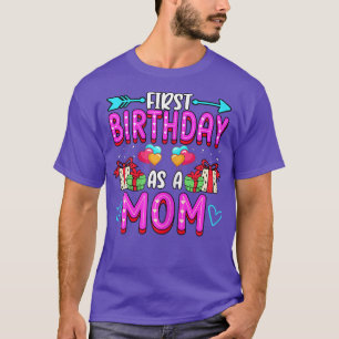 De eerste verjaardag van vrouwen als moederschaps- t-shirt