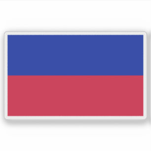 De eerste vlag van Haïti (1804) Sticker