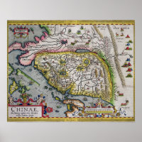 De eerste Westerne Atlas China | 1584