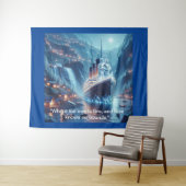 De eeuwige reis van de liefde wandkleed (In Situ (horizontaal))