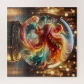 De eeuwige vlam: de Phoenix Sphere Legpuzzel (Horizontaal)