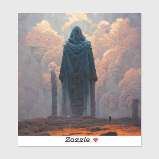 De efficiënte Fantasy Sci-Fi Art Sticker (Vel)