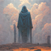 De efficiënte Fantasy Sci-Fi Art Sticker (Voorkant)