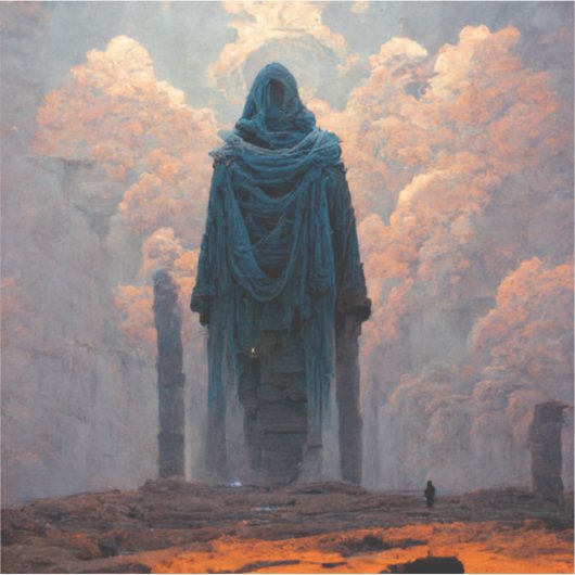 De efficiënte Fantasy Sci-Fi Art Sticker (Voorkant)