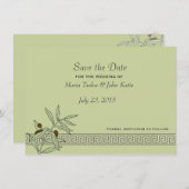 De Egeïsche Zee bewaart de uitnodiging van de Datu (Voorkant / Achterkant)