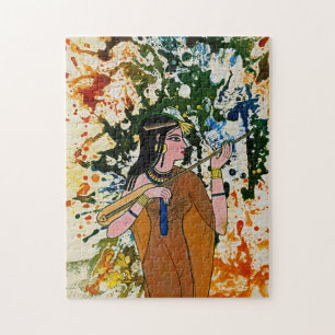 De Egyptische betoger Michael Moffa Legpuzzel