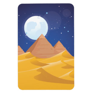 De Egyptische piramiden zijn een oud piramidevormi Magneet