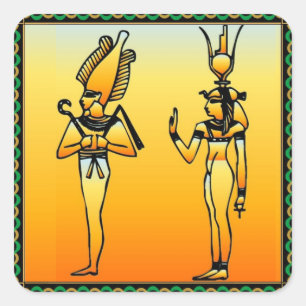 De Egyptische Sticker van Hiërogliefen