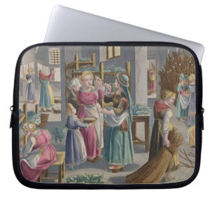 De eieren worden naar behoren in Worms gestrooid,  Laptop Sleeve