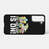 De eierjacht is op Gnome Grappig Pasen Samsung Galaxy Hoesje (Achterkant horizontaal)