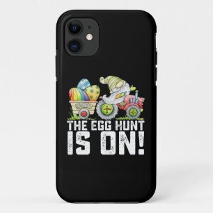 De Eierjacht Is Op Kabouter Grappig Pasen iPhone 11 Hoesje