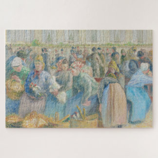 De Eiermarkt (1884) door Camille Pissarro Legpuzzel