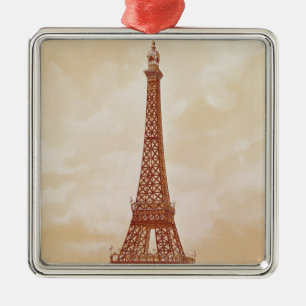 De Eiffeltoren, 1889 Metalen Ornament