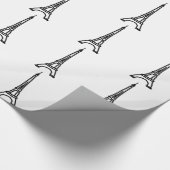 De Eiffeltoren Cadeaupapier (Hoek)