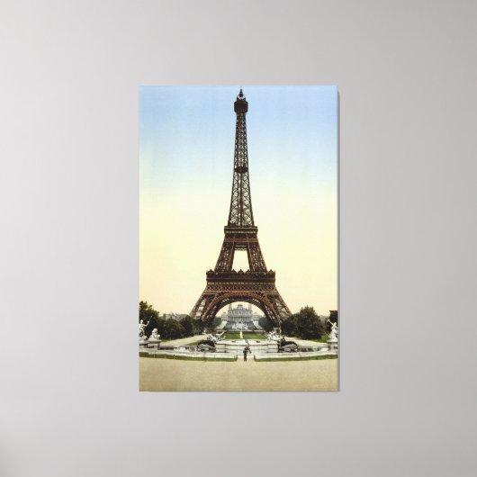 De Eiffeltoren Canvas Afdruk (Voorkant)