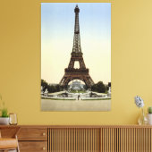 De Eiffeltoren Canvas Afdruk (Insitu (Woonkamer))