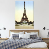 De Eiffeltoren Canvas Afdruk (Insitu (Slaapkamer))