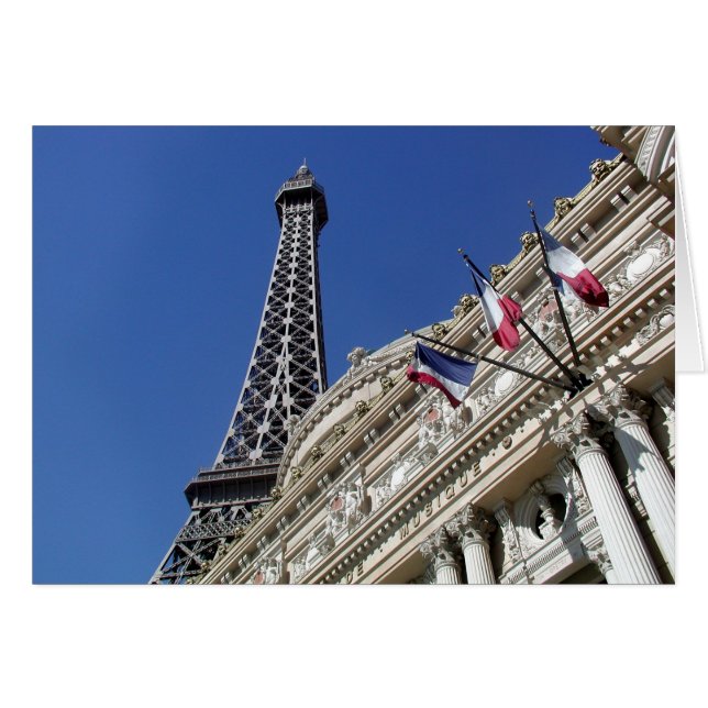 De Eiffeltoren in Parijs (Voorkant Horizontaal)